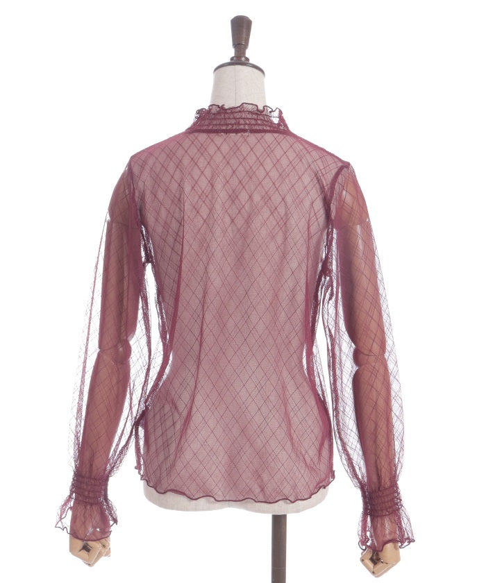 Frill Sleeve Sheer Inner