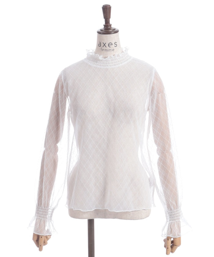 Frill Sleeve Sheer Inner