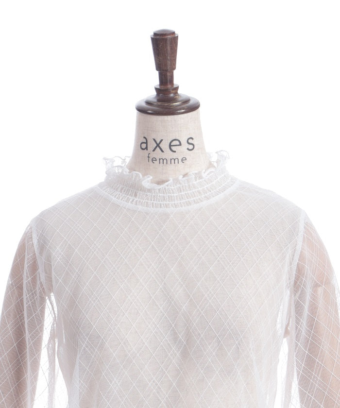 Frill Sleeve Sheer Inner