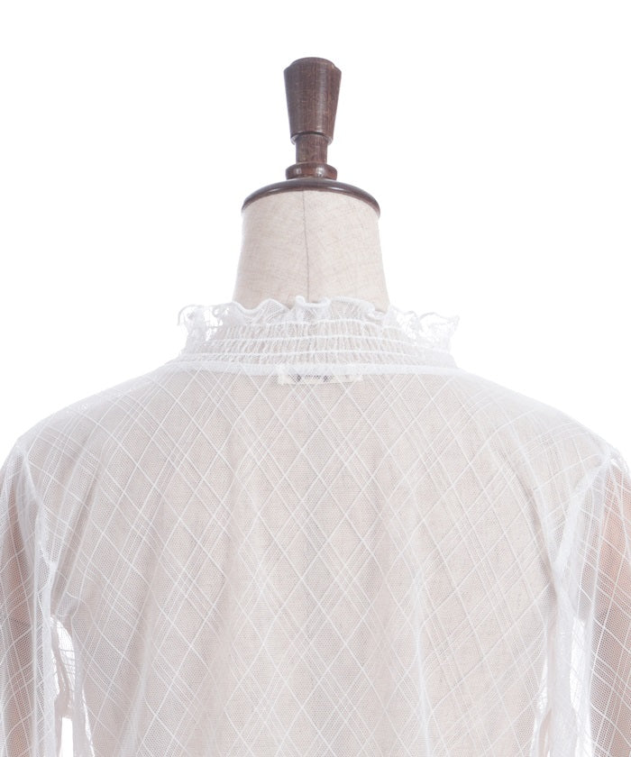 Frill Sleeve Sheer Inner
