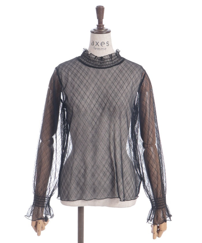 Frill Sleeve Sheer Inner