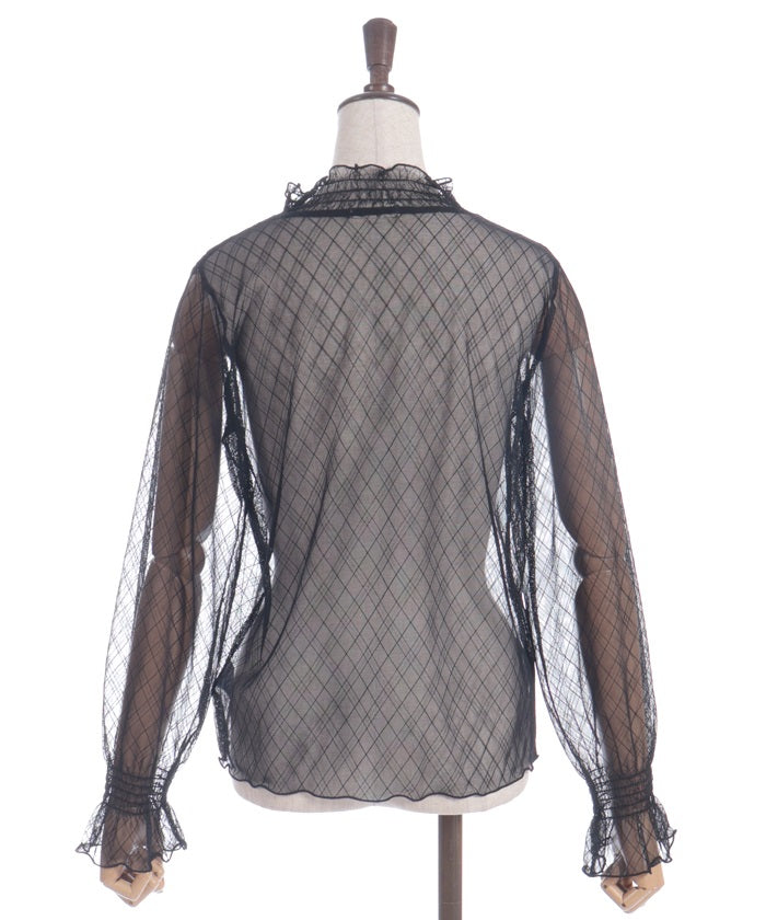 Frill Sleeve Sheer Inner
