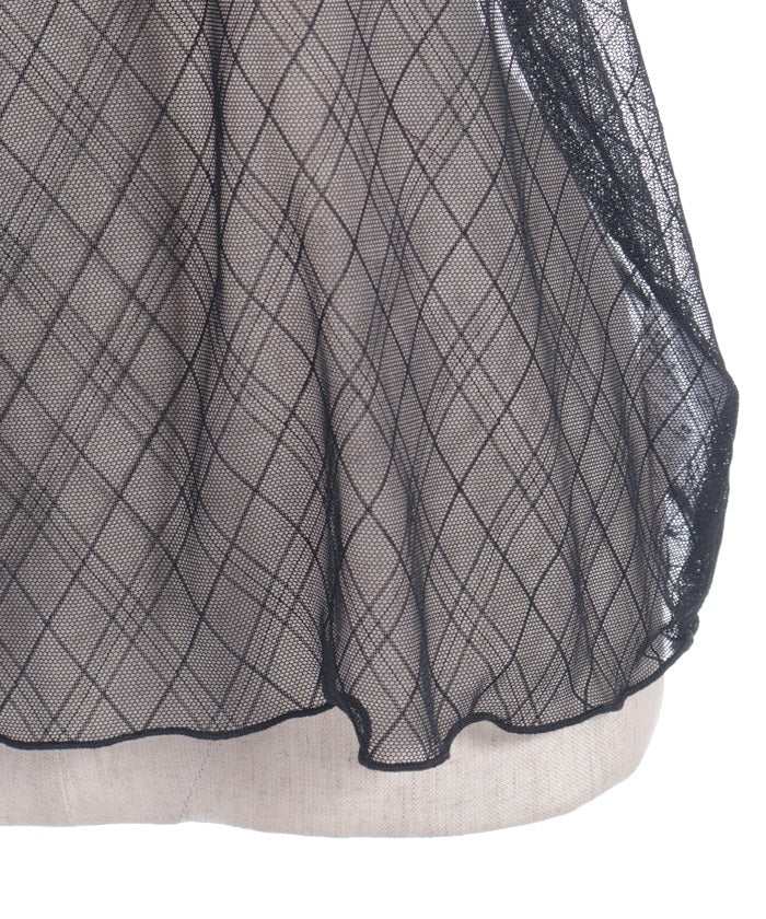 Frill Sleeve Sheer Inner