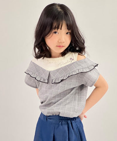 Pattern Panel Layered Style Top