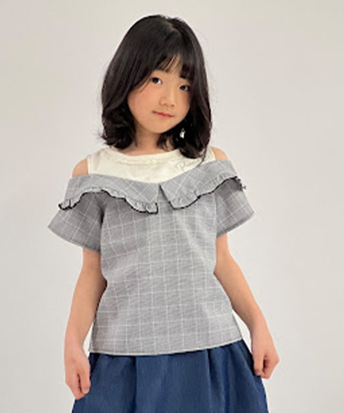 Pattern Panel Layered Style Top