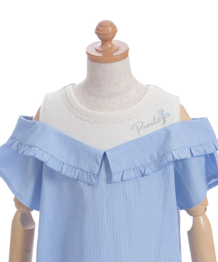 Pattern Panel Layered Style Top