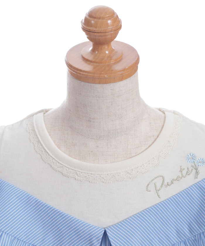 Pattern Panel Layered Style Top