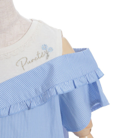 Pattern Panel Layered Style Top
