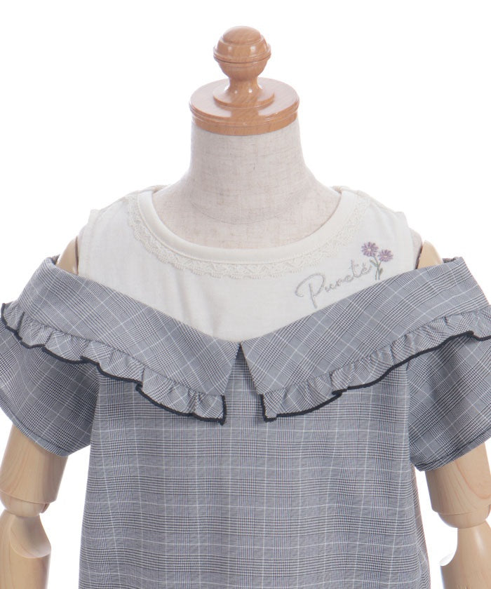 Pattern Panel Layered Style Top