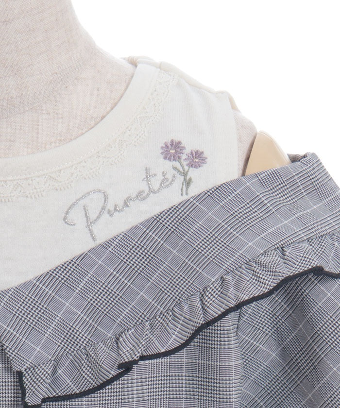 Pattern Panel Layered Style Top