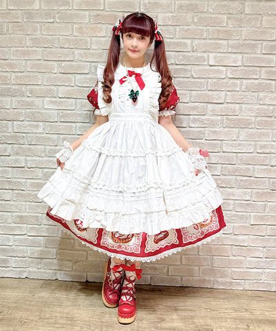 Cotton Frill Apron – axes femme from JAPAN