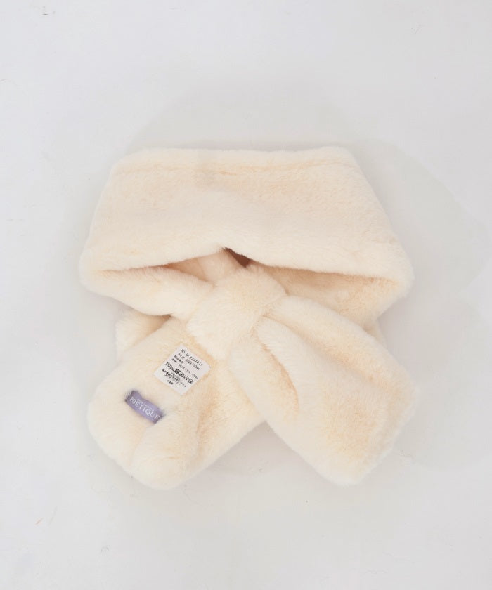 Ribbon Fur Scarf
