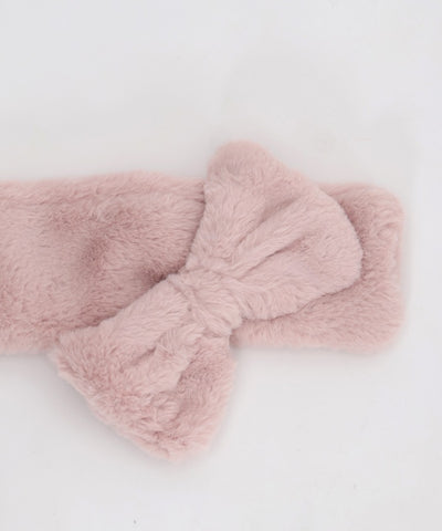 Ribbon Fur Scarf