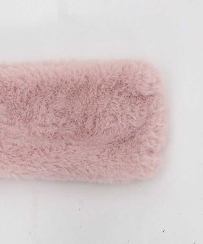Ribbon Fur Scarf