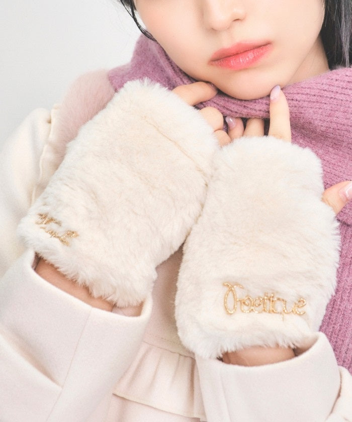Logo Charm Gloves