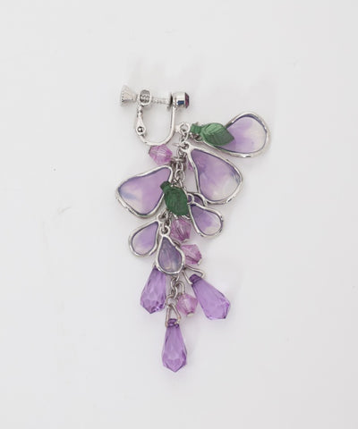 Wisteria Flower Motif Earrings