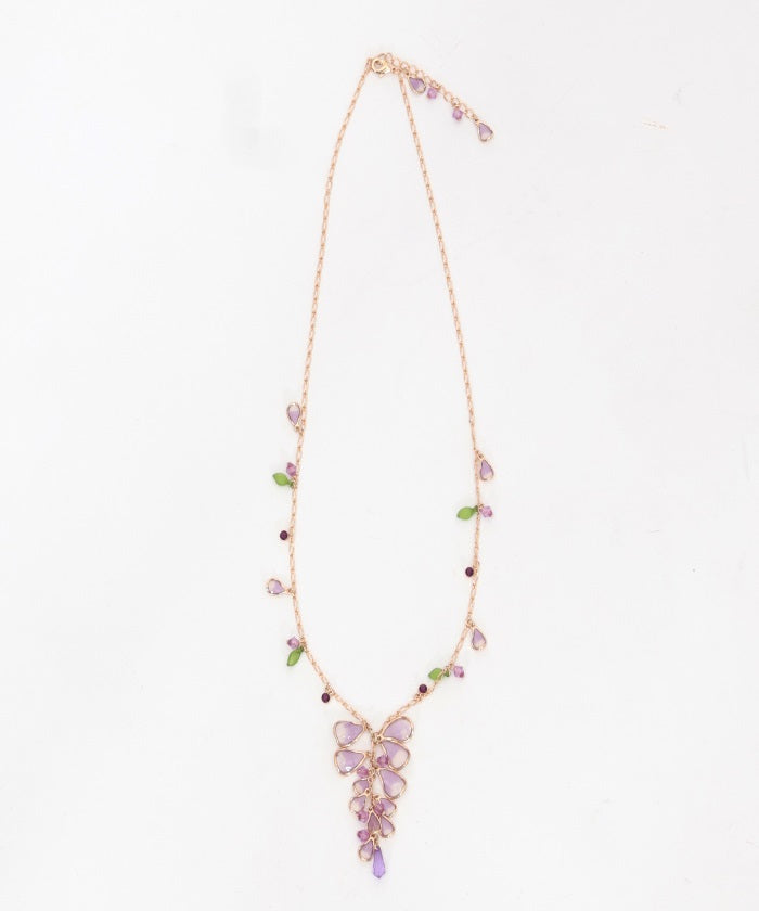 Wisteria Flower Motif Necklace