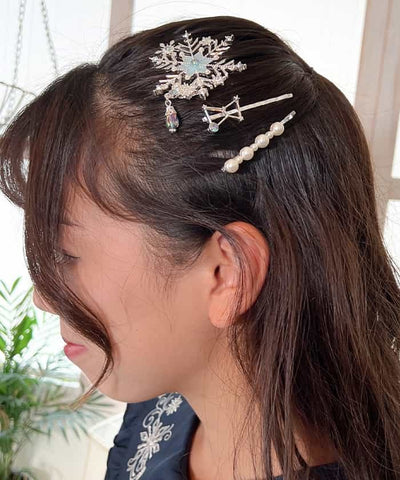 Snow Crystal Hairpin Set