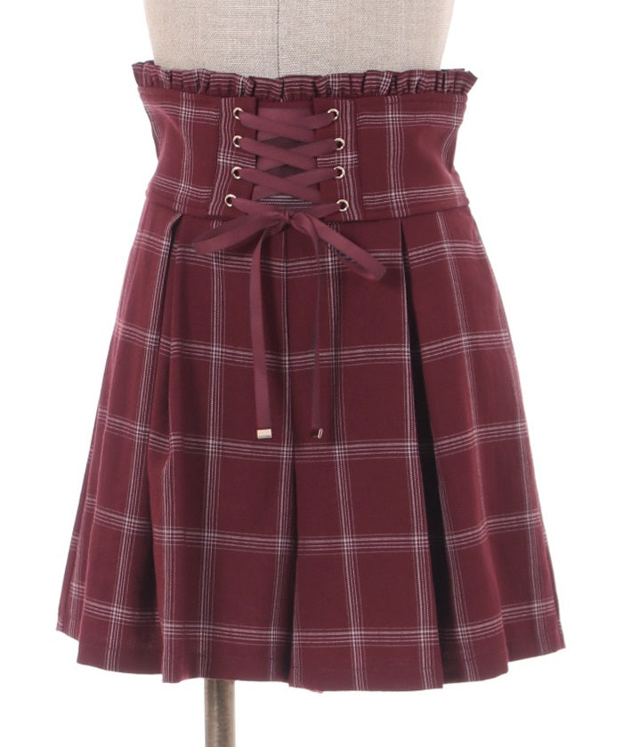Lace-up Culotte Pants