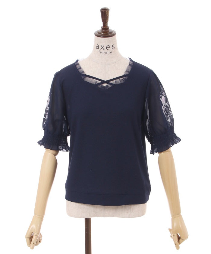 La Mer Embroidery Top