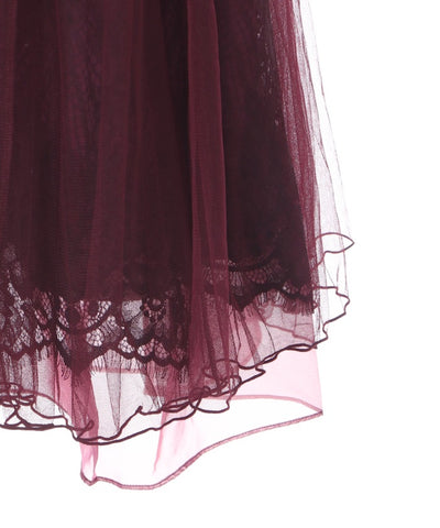 Lace & Tulle Skirt with Ribbon