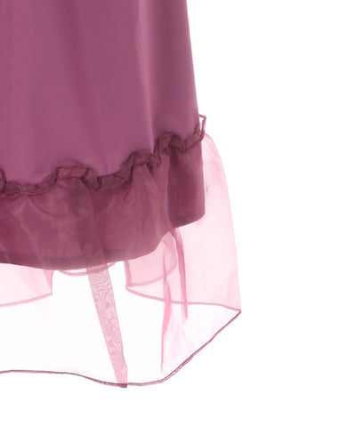 Lace & Tulle Skirt with Ribbon
