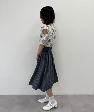 Side Lace-up Skirt