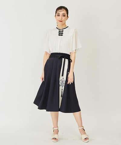 Chinese-style Embroidery Skirt