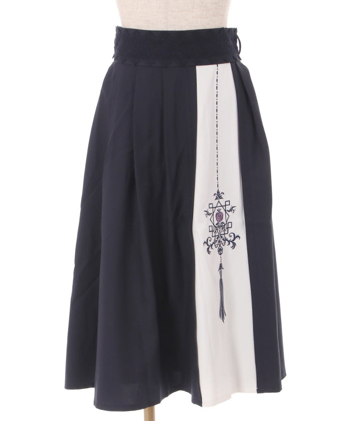 Chinese-style Embroidery Skirt