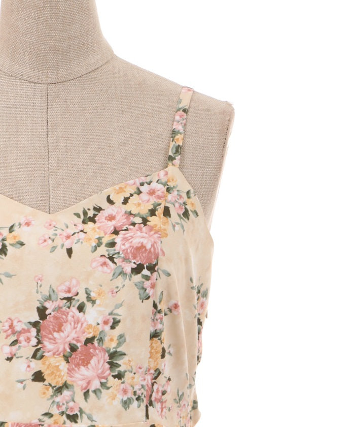 Flower Print Camisole Dress