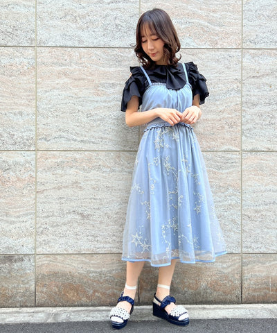 シエルエトワール刺繍ワンピース