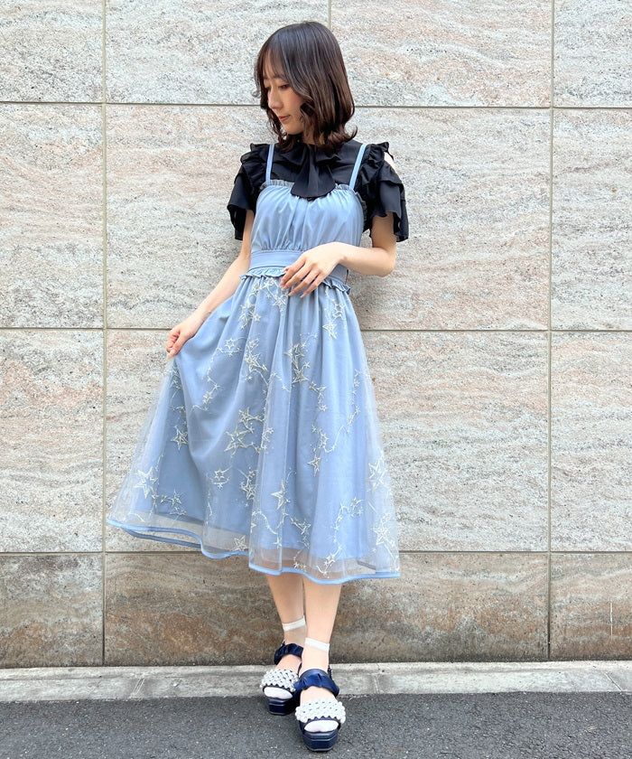 シエルエトワール刺繍ワンピース