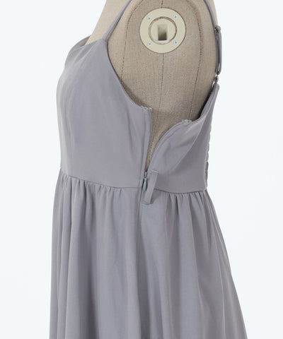 Flared Camisole Dress with Belt