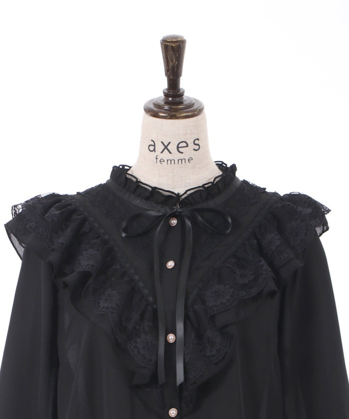 Antique Style Frill Blouse
