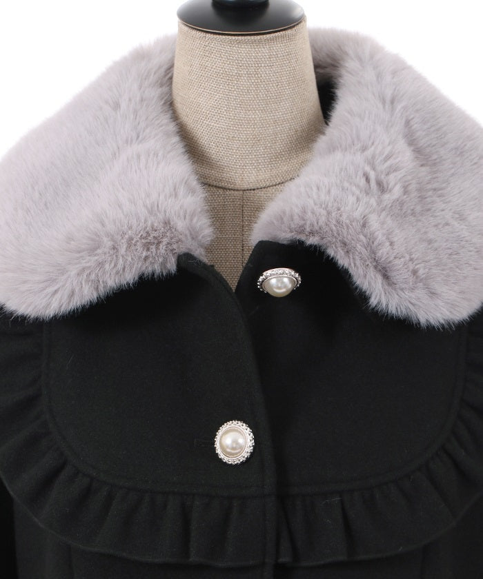 Fur Collar Girly Coat