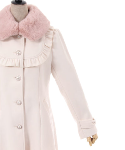 Fur Collar Girly Coat (Pre-order)