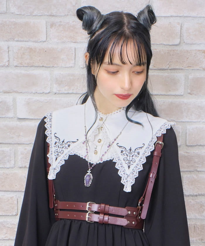 Faux Leather Harness Belt
