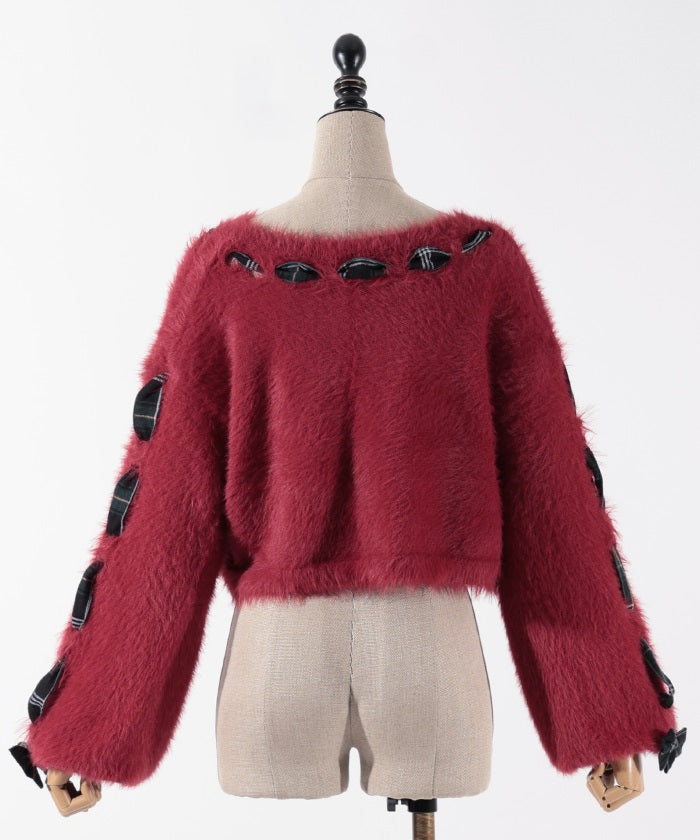 Loose Shaggy Knit Pullover