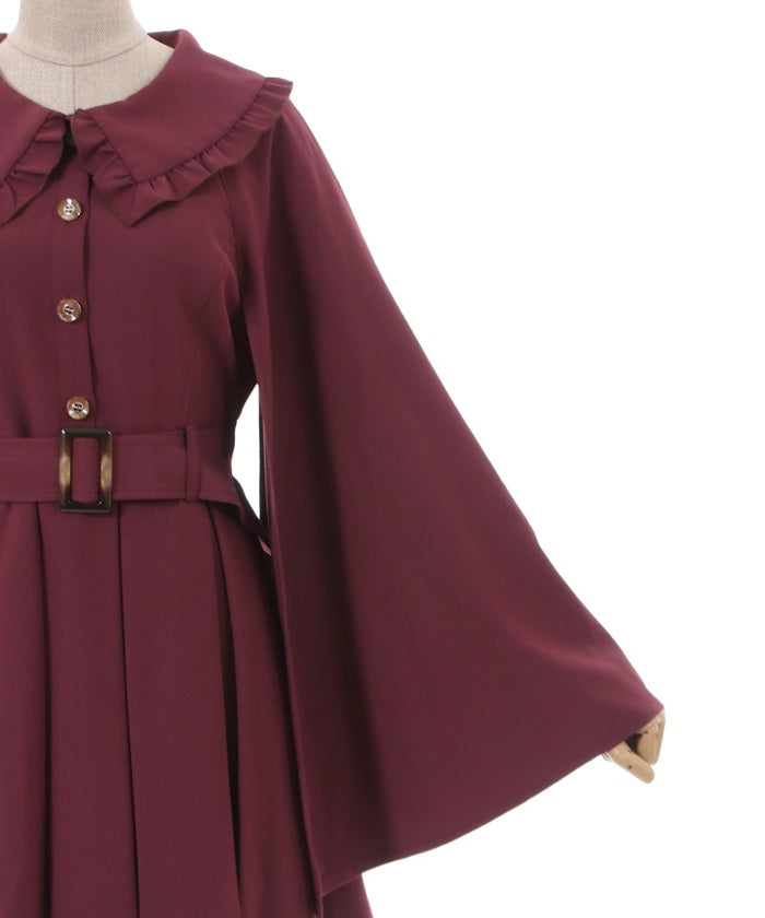 Slit Sleeve-Like Sleeveless Dress
