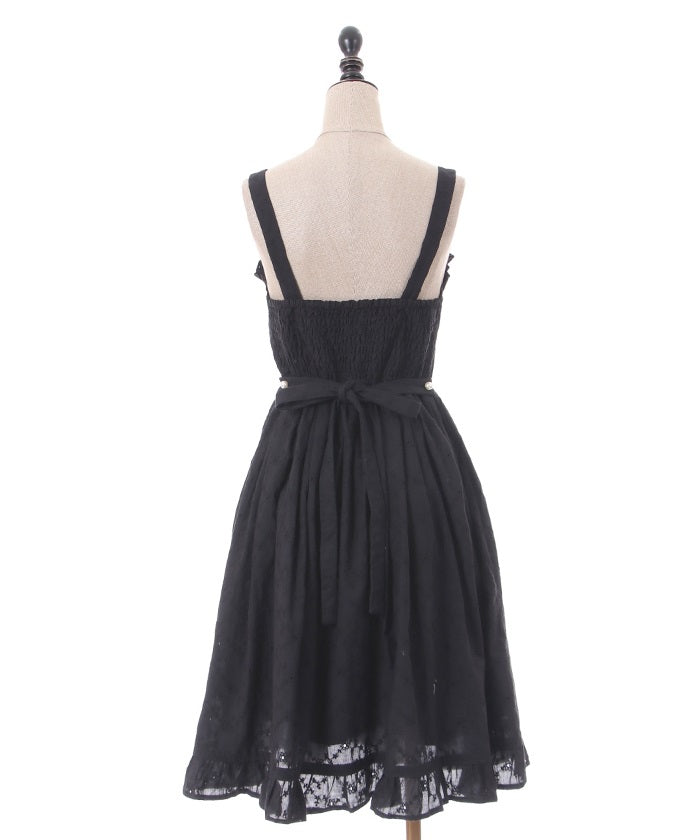 Cotton Lace Jumper Dress