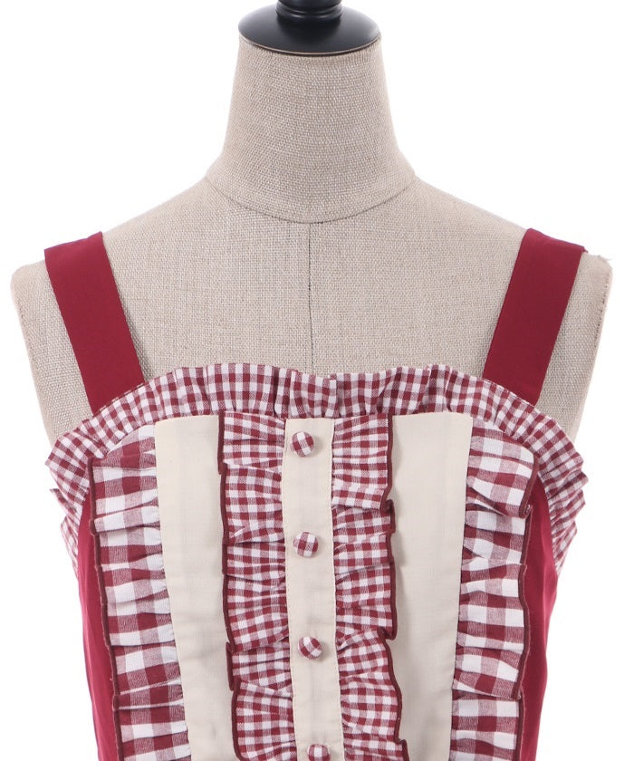 Country Check Jumper Dress