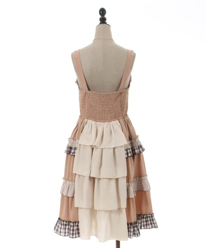 Country Check Jumper Dress