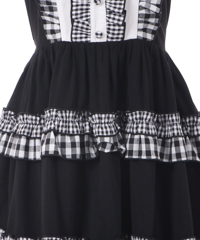 Country Check Jumper Dress