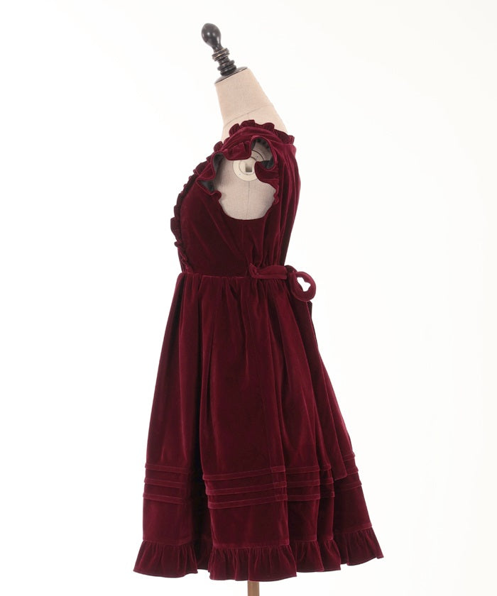 Classical Velour Jumper Dress