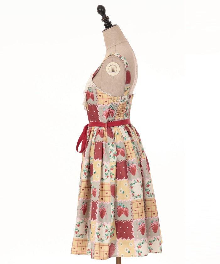 Happiness Berry Jumper Dress – axes femme from JAPAN