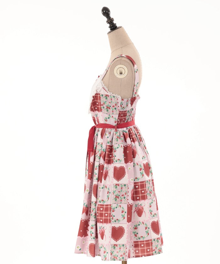 Happiness Berry Jumper Dress – axes femme from JAPAN