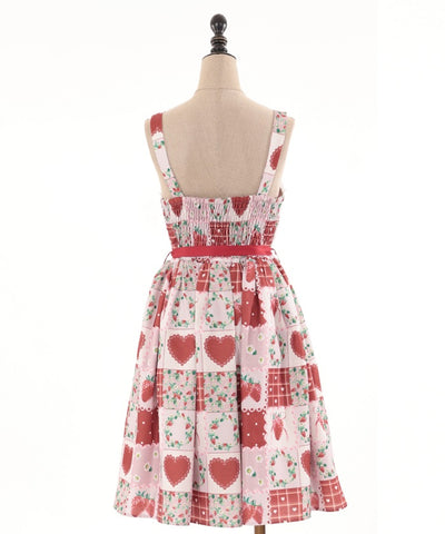 Happiness Berry Jumper Dress