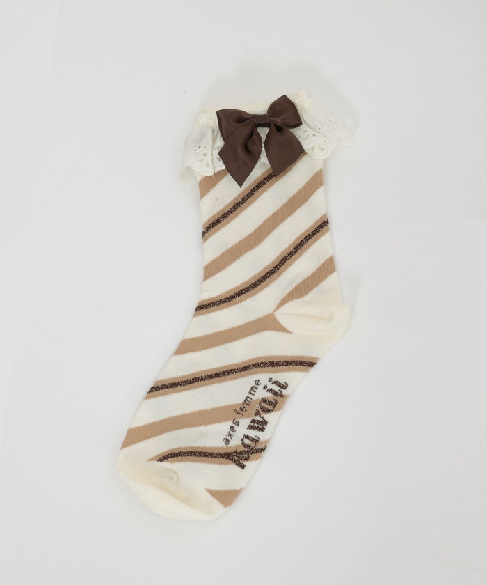 Striped Crew Socks