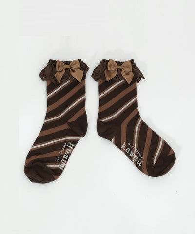 Striped Crew Socks