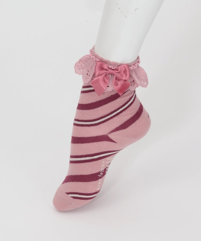 Striped Crew Socks